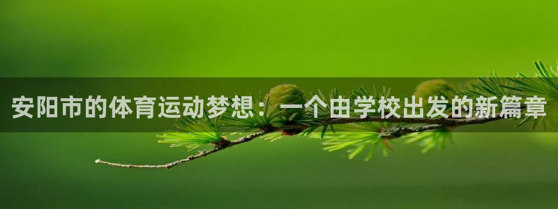 J9官方正版app娱乐平台：安阳市的体育运动梦想：一